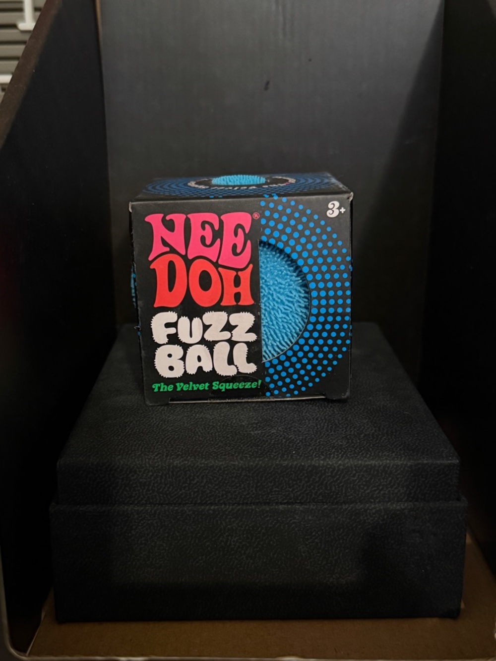 NEEDOH Fuzz Ball Plush Squeeze Toy - Blue